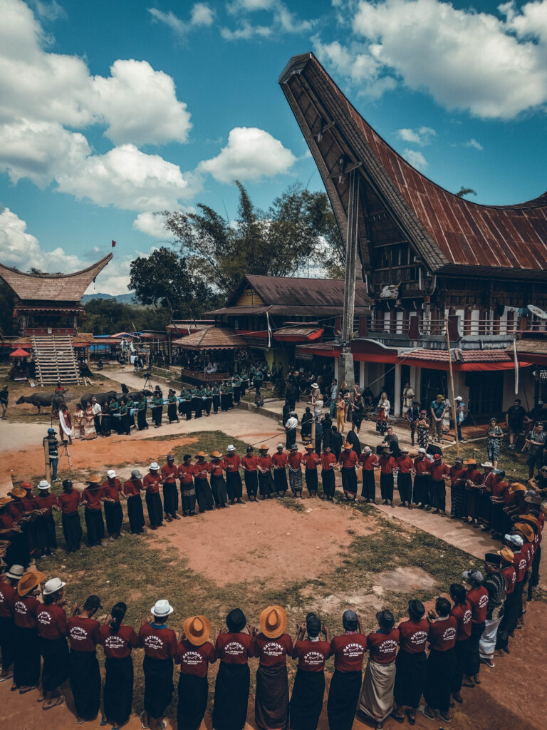 Cérémonie funéraire Toraja à Sulawesi