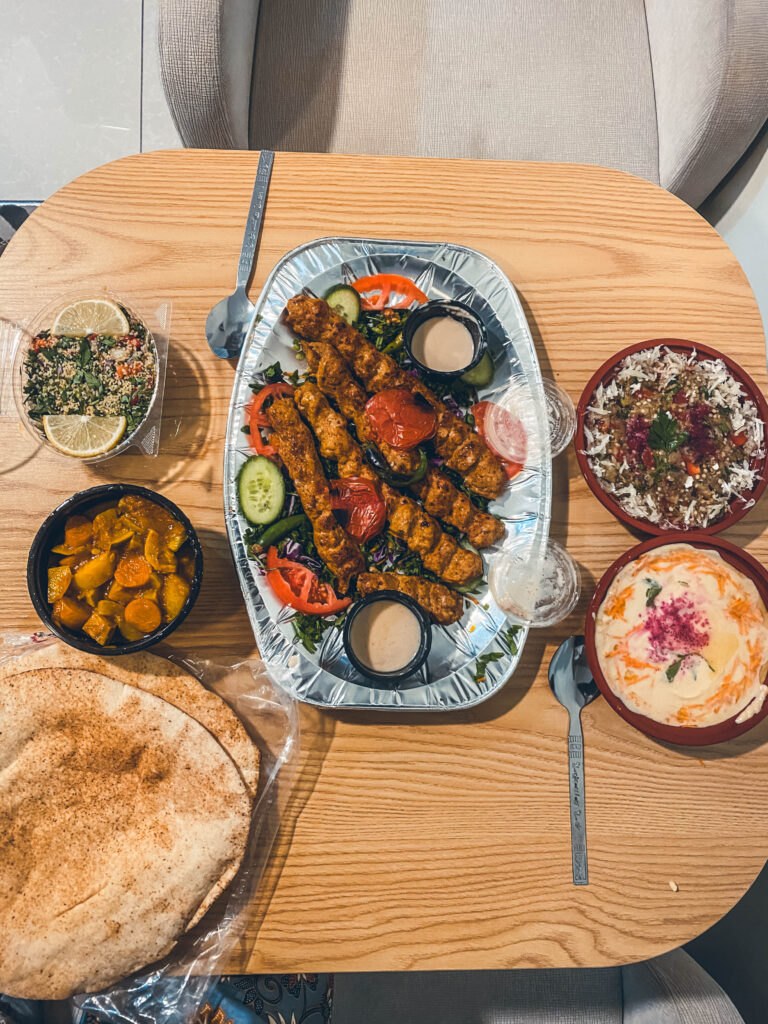 Repas typique Arabie saoudite 