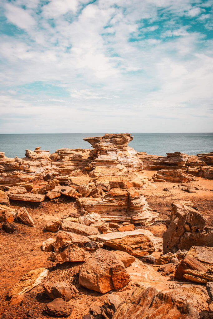 Gantheaume Point Broome, côte ouest de l'Australie