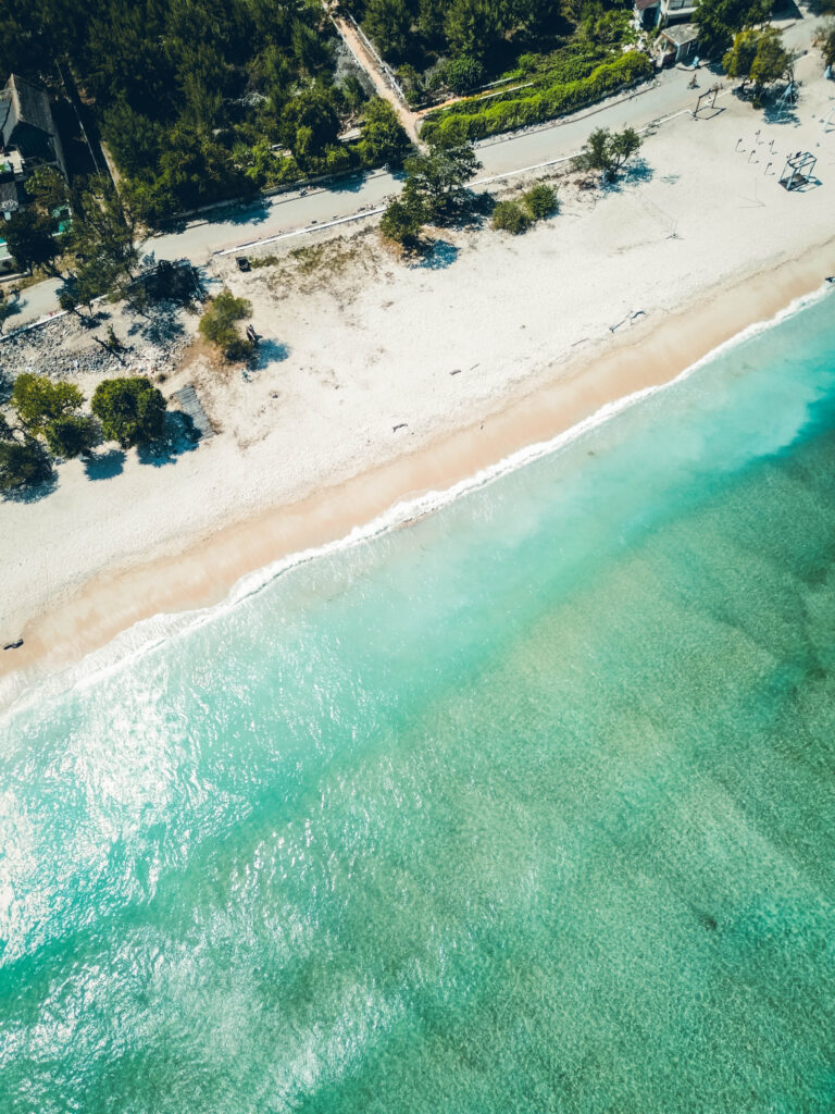 Gili Trawangan, plage à Lombok