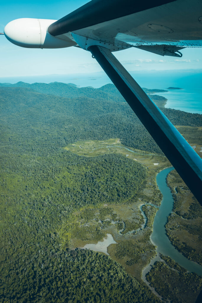 Survol grande barrière de corail