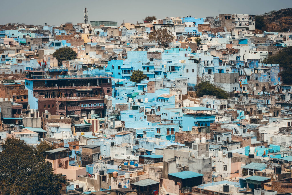 Vue sur les toits de Jodhpur