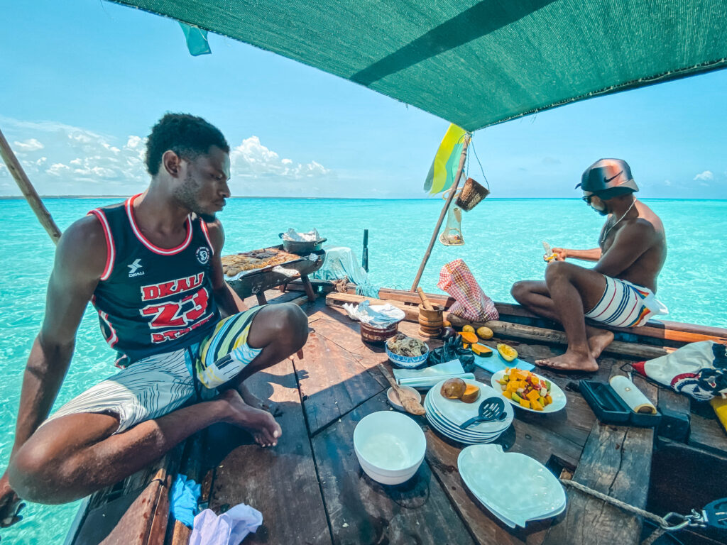 Sortie voilier Zanzibar