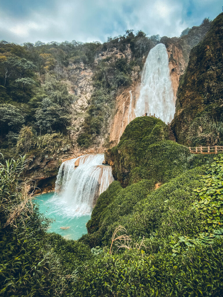 Cascade d'El Chiflón au Mexique
