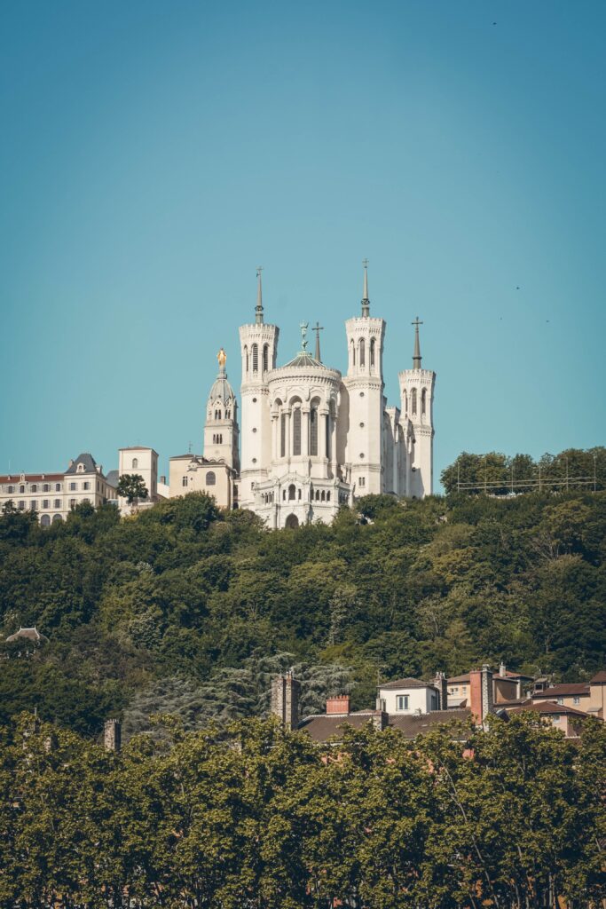 Fourvière depuis les quais de Saône, Lyon