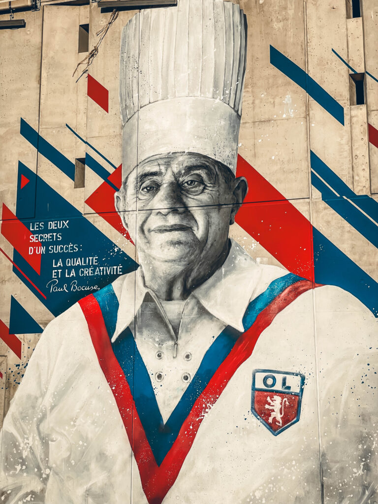 Fresque Paul Bocuse Groupama Stadium à Lyon