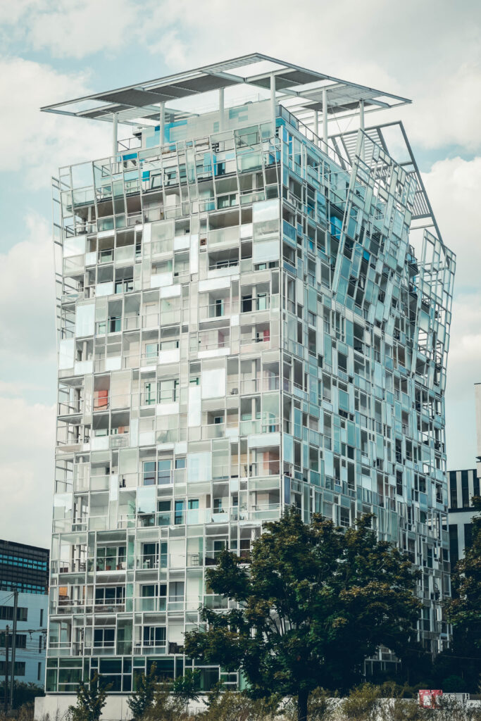 Immeuble moderne à Confluence, Lyon