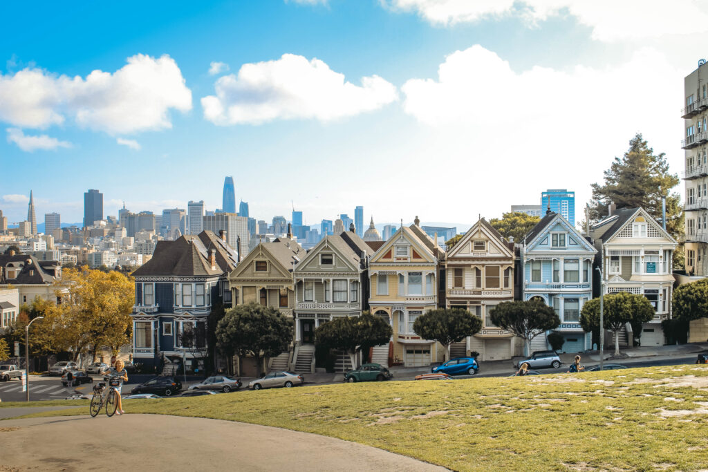 Painted ladies, San Francisco, Ouest américain