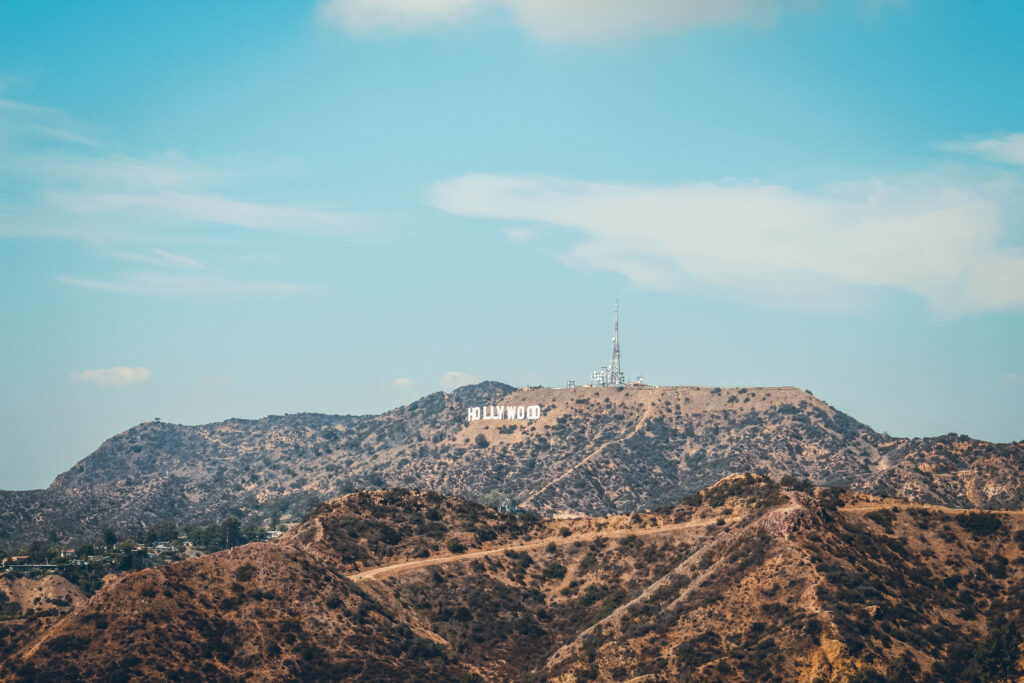 Panneau Hollywood, ouest américain