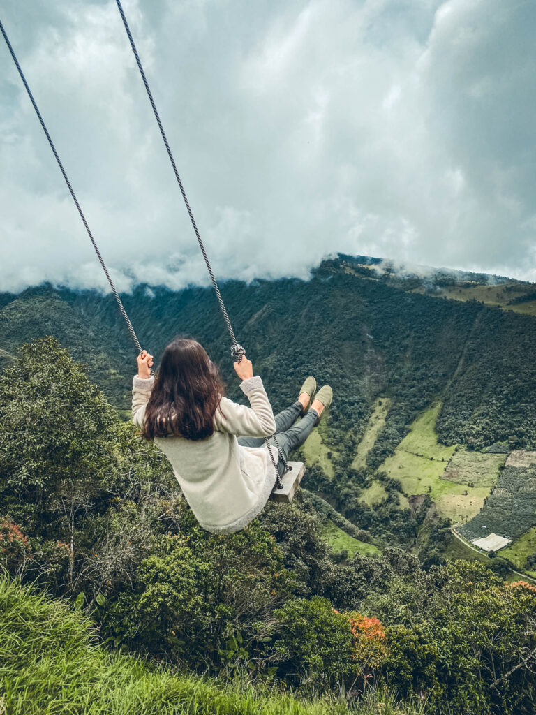 Balançoire Baños, Équateur