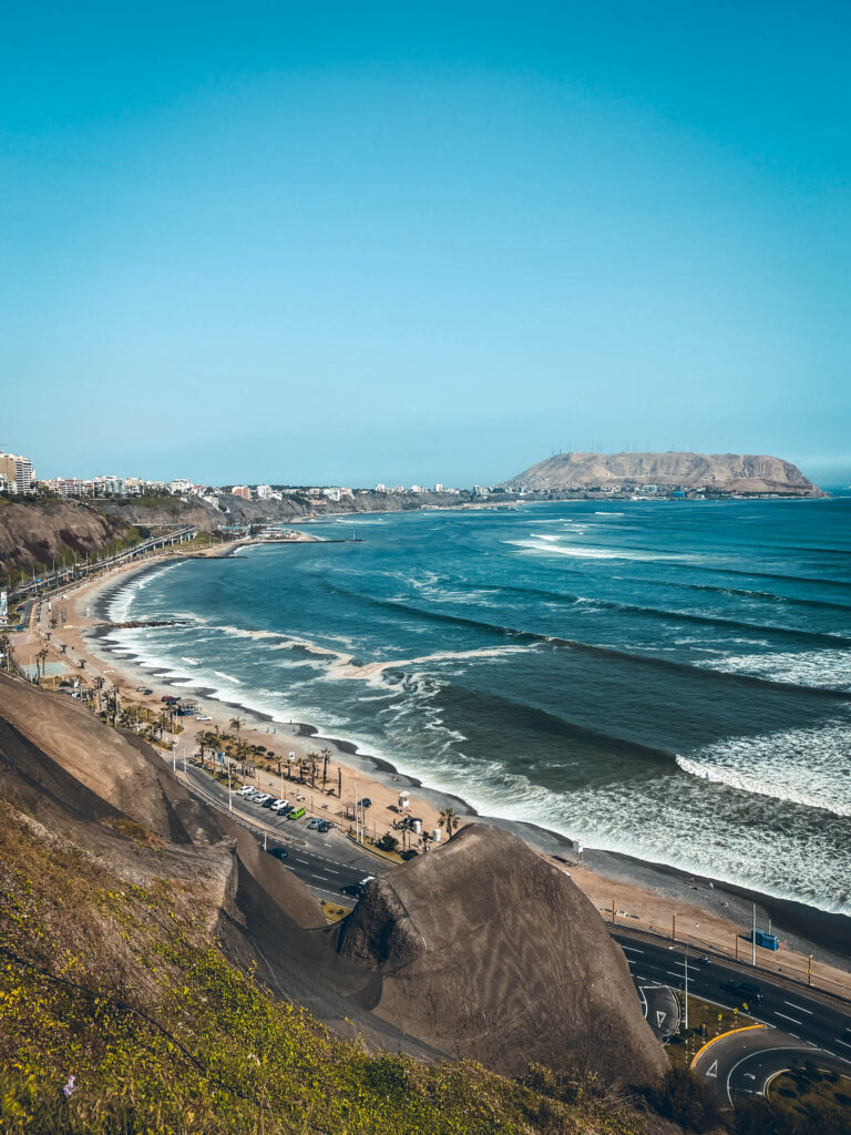 Bord de mer à Lima au Pérou