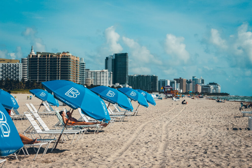 Plage Ocean Drive, Miami