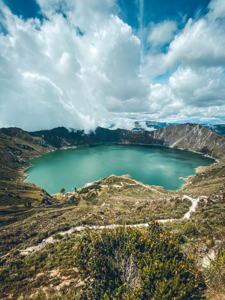 Lagune de Quilotoa, Équateur