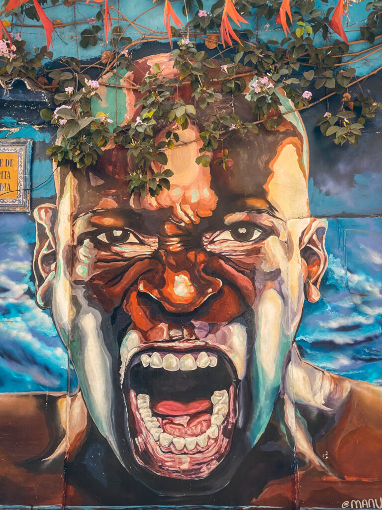 Street art Carthagène des Indes, Colombie