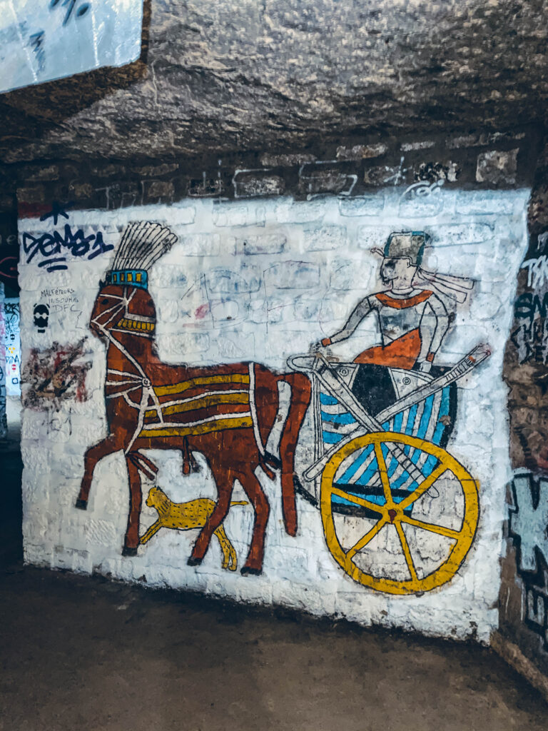Street art catacombes de Paris
