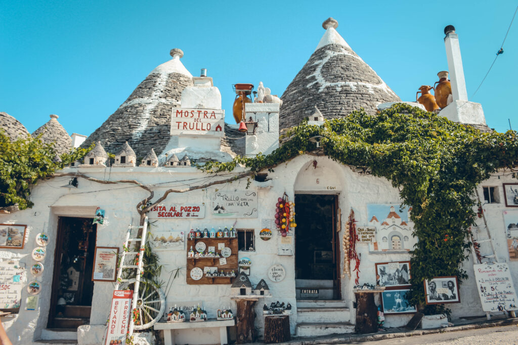 Alberobello, village traditionnel dans le sud de l'Italie