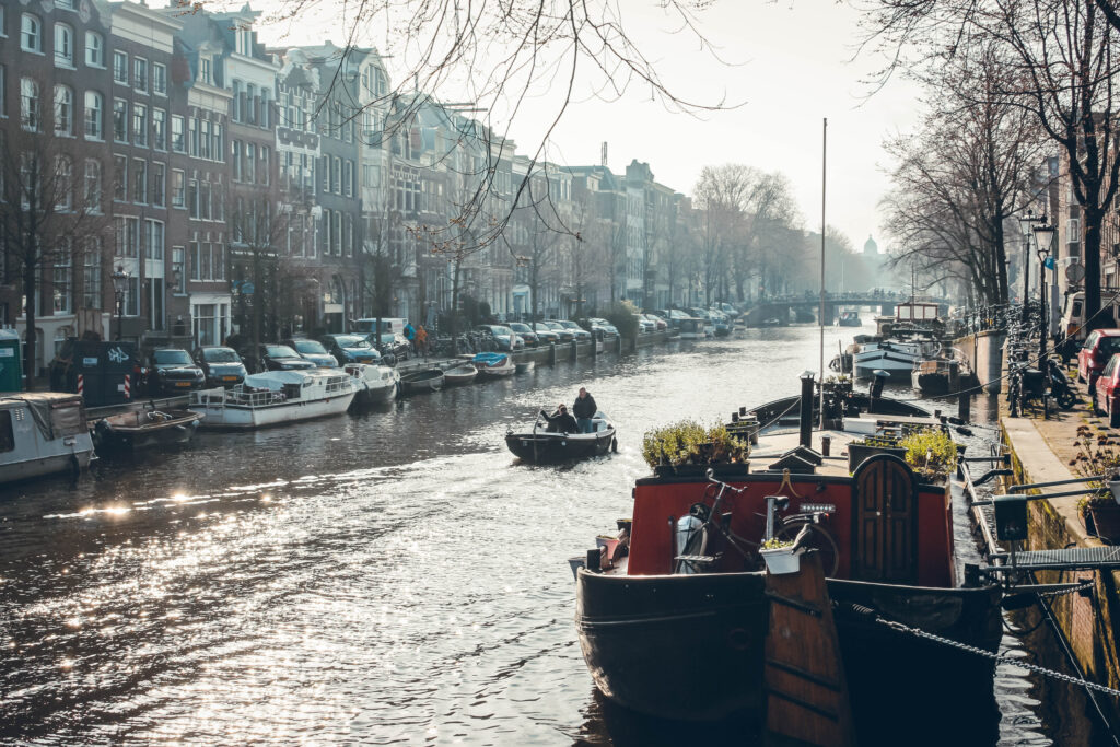 Balade bateau sur les canaux d'Amsterdam