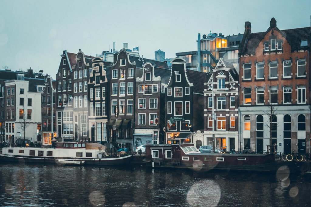 Canaux à Amsterdam