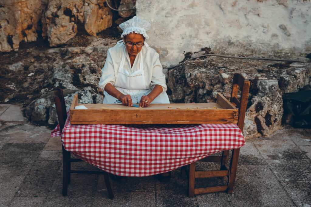 Orecchiette, sud de l'Italie