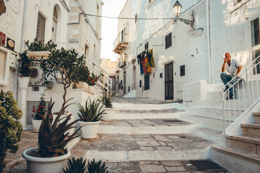 Otsuni, sud de l'Italie