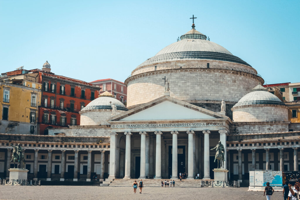 Piazza del Plebiscito Naples, sud de l'Italie