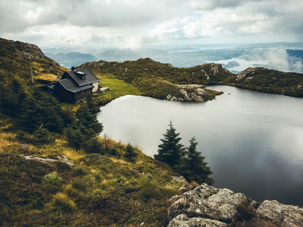 Randonnée Mont Ulriken en Norvège
