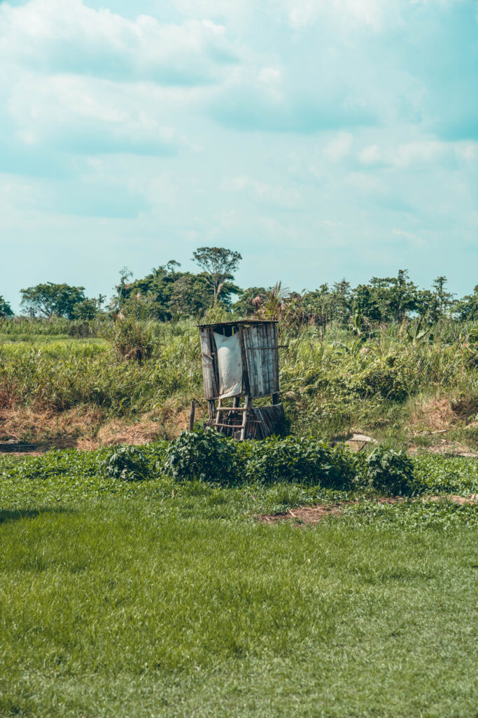 Toilettes Sepik en Papouasie Nouvelle-Guinée