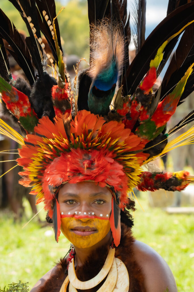 Portrait Goroka Show Papouasie Nouvelle-Guinée